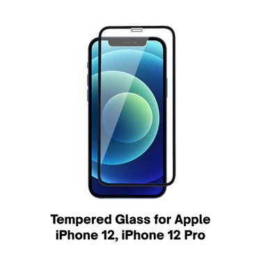 Tempered Glass for Apple iPhone 12/12 Pro | Transparent Full Coverage Gorilla Screen Protector with Edge-to-Edge Protection & Easy Installation Kit (Pack Of 2)